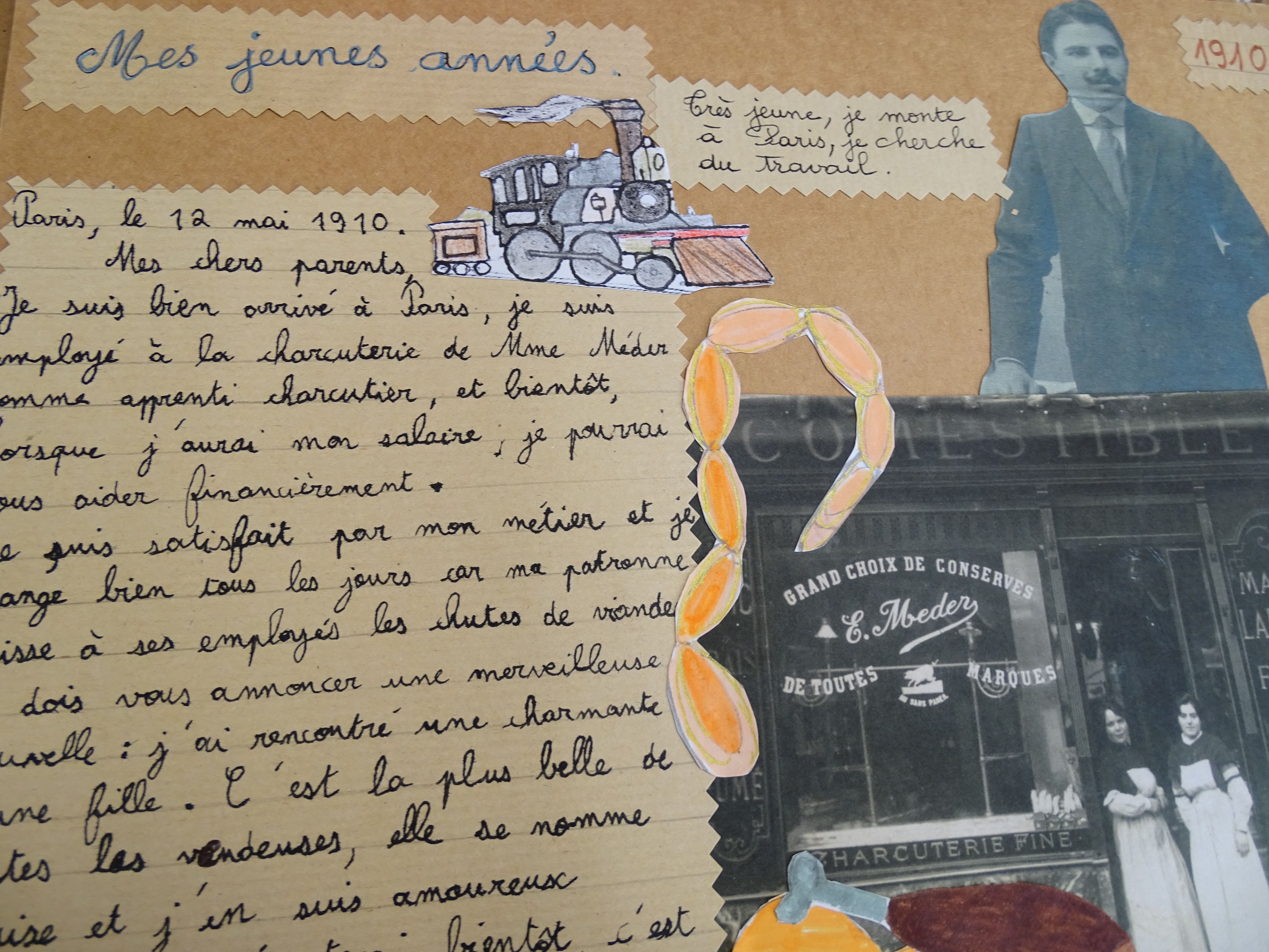 Extrait du carnet lauréat du 2ème prix national de la 9ème édition (2014-2015) de l’école privée Sainte-Clotilde de Saint-Denis (974)